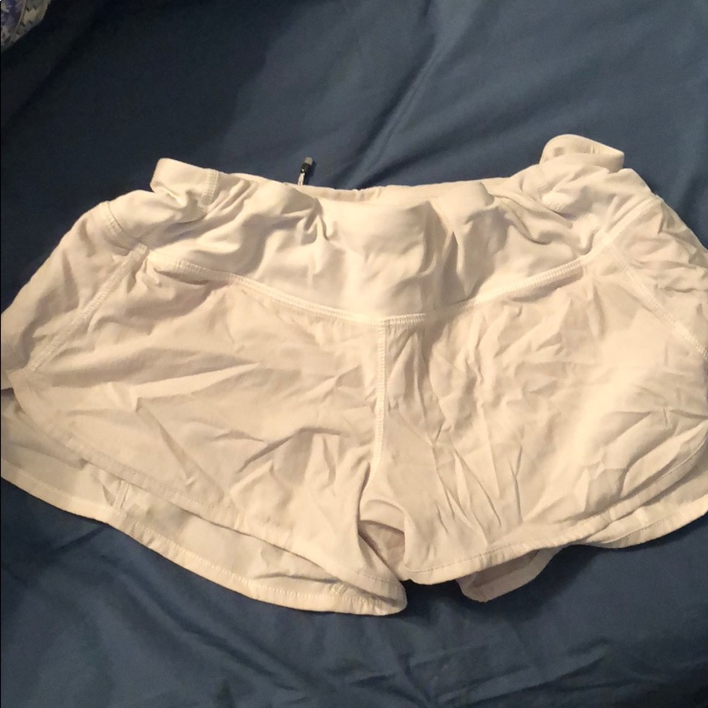Lululemon white shorts